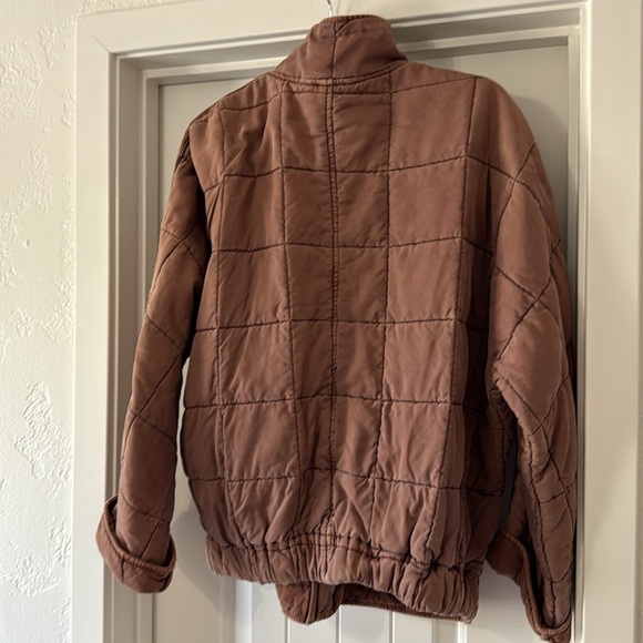 Free People mauve Quilted Jacket - Picture 3 of 3